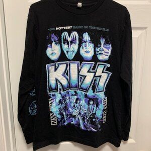 KISS BAND "END OF THE ROAD TOUR" MENS  LONG SLEEVE